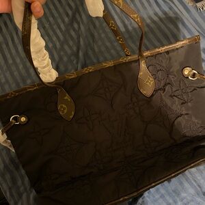 Chic Black Designer Tote Bag